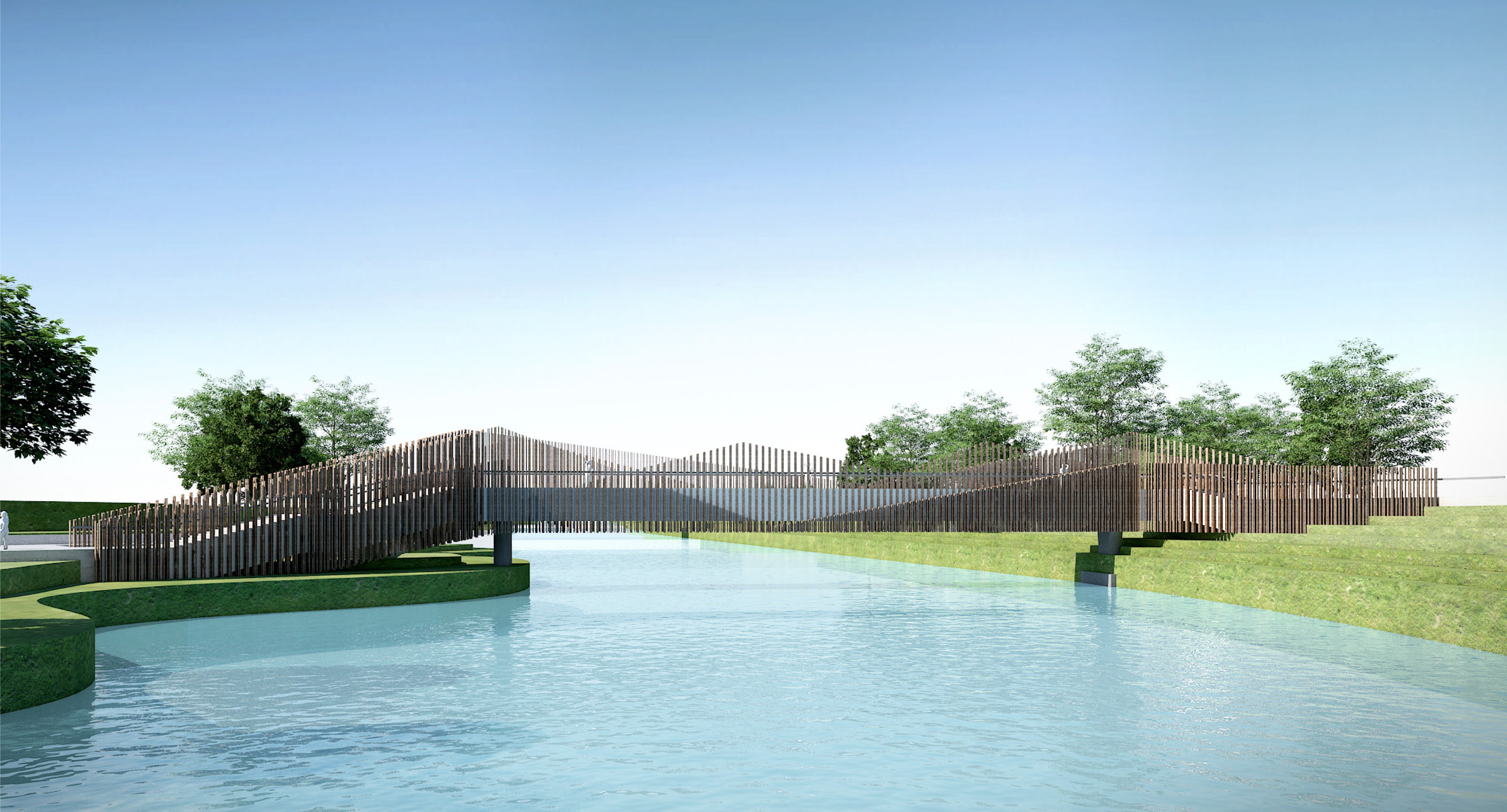 Wuhan Bridges D6 Pedestrian Bridge