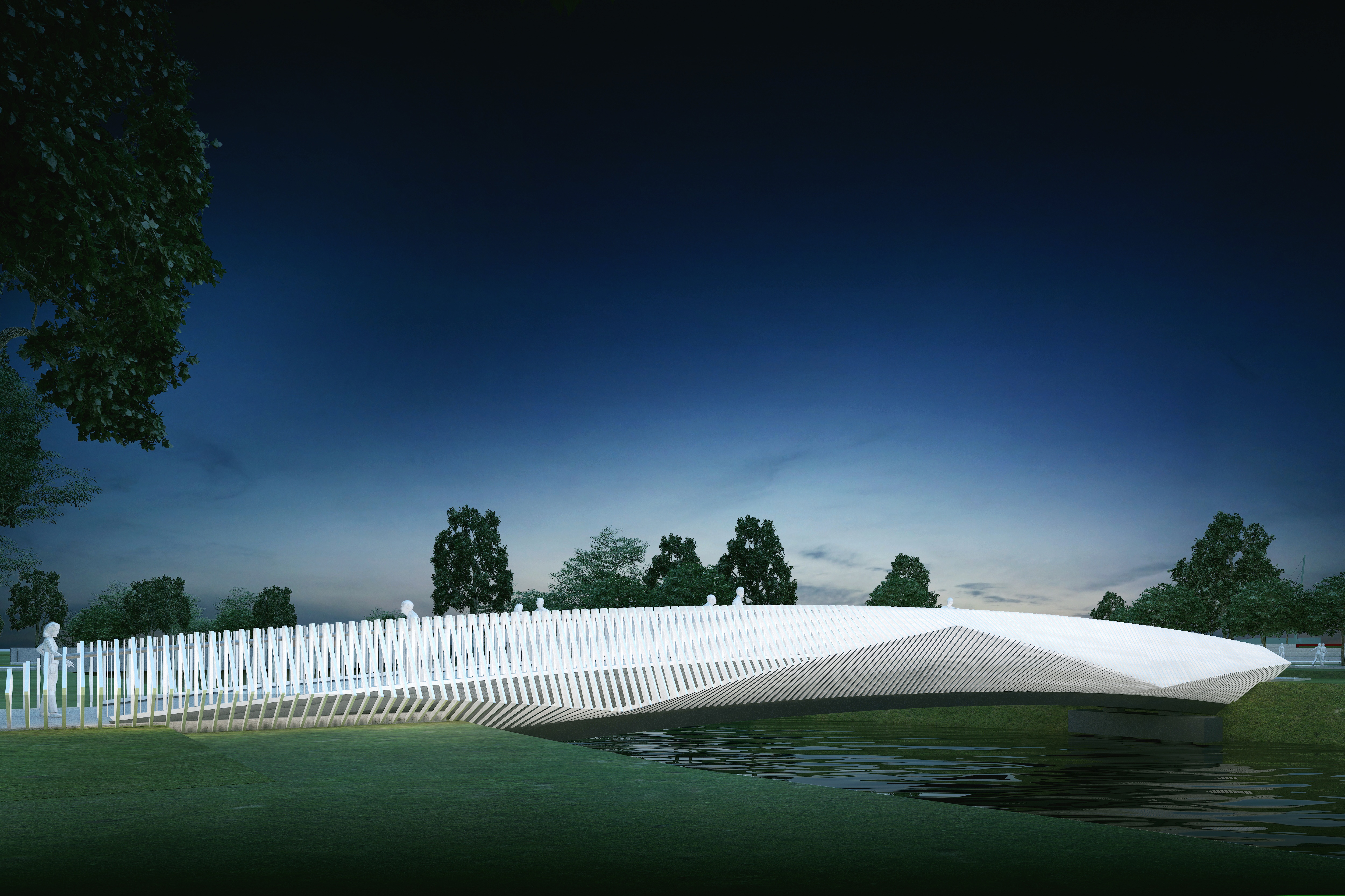 Wuhan Bridges D9 Pedestrian Bridge