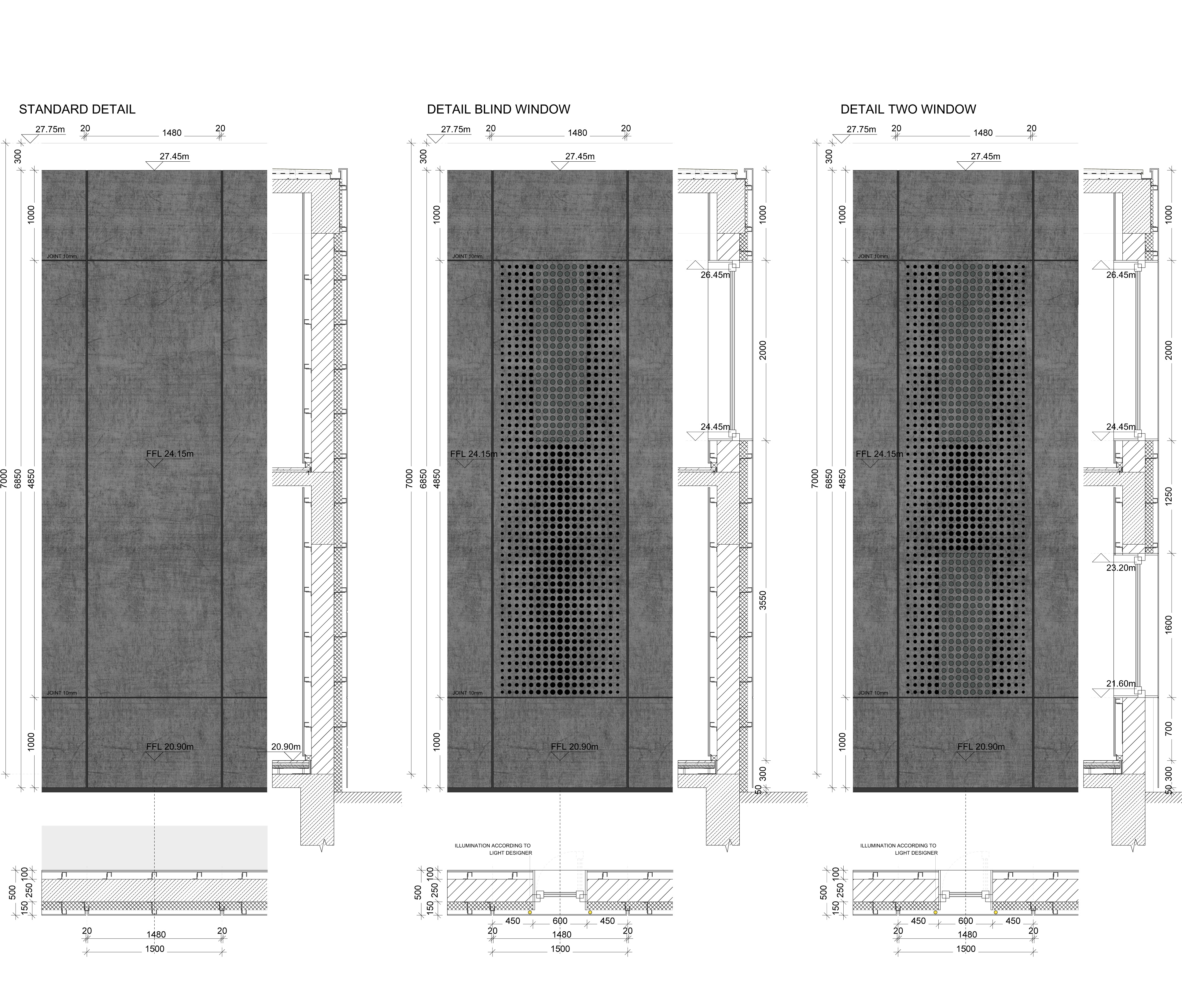 Changshuiliu Sales Center Detail Facade Panel