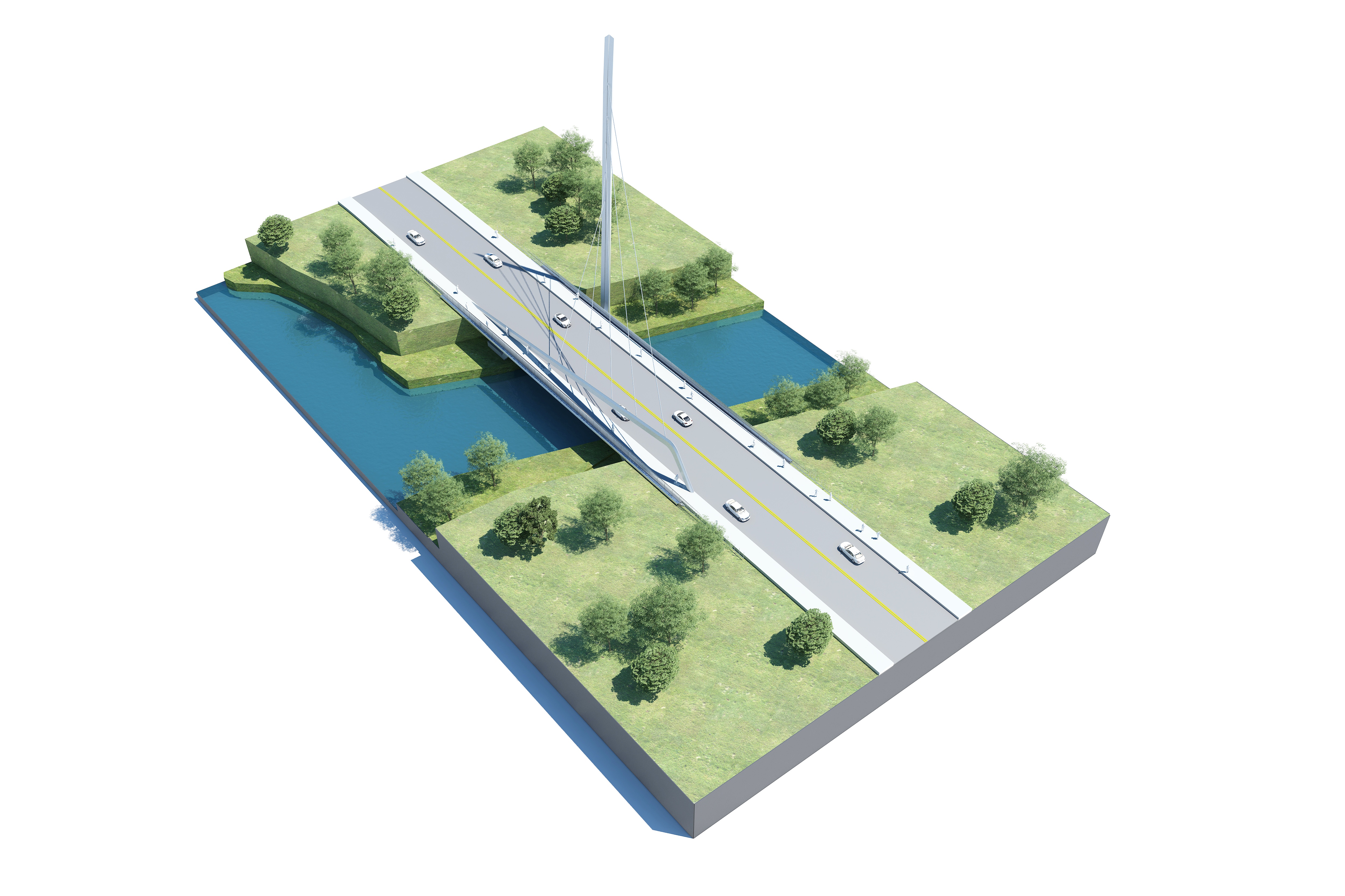 Wuhan Bridges A4 Elevation