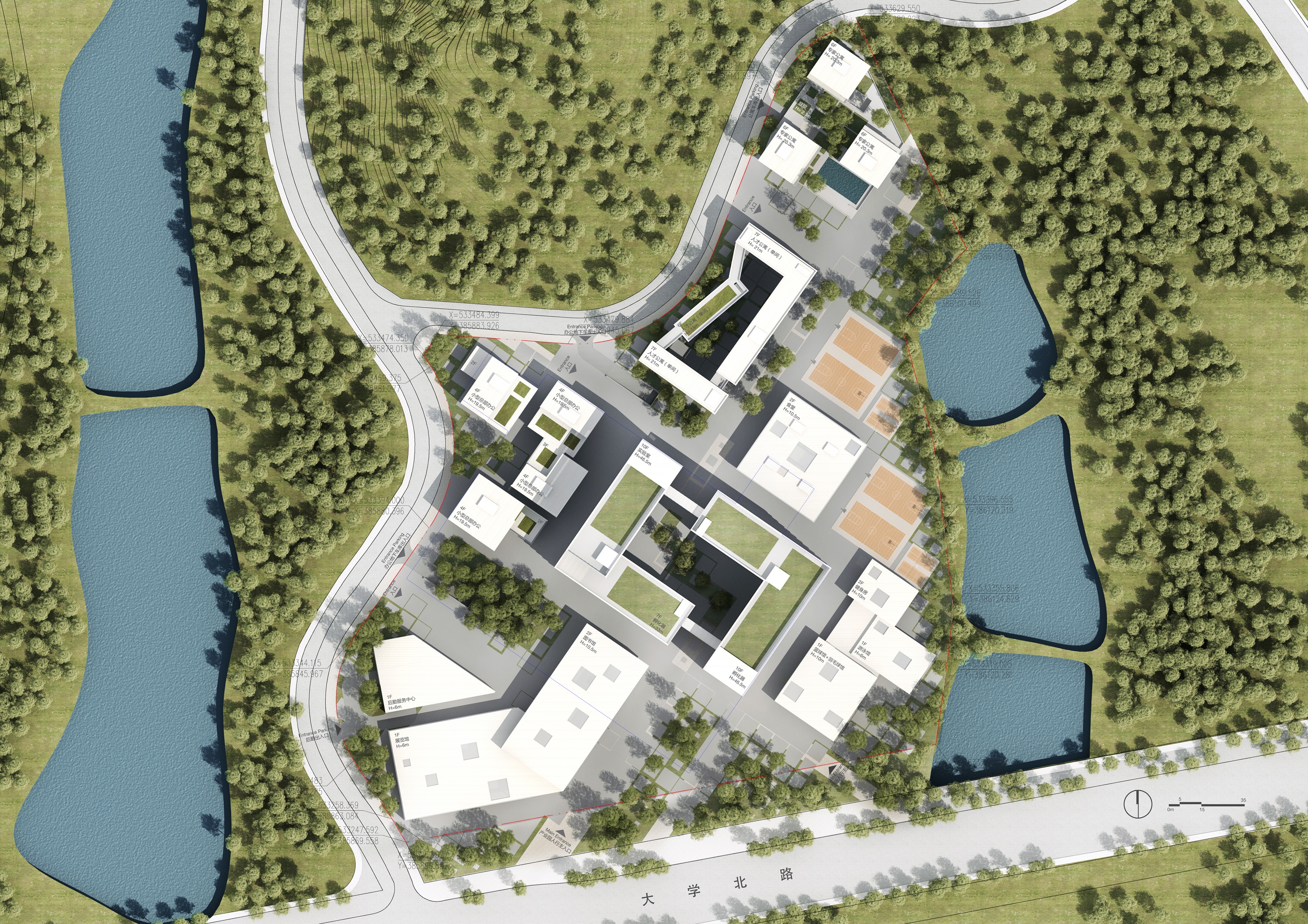 Dongguan Songshan Lake Robot Industry Base Siteplan