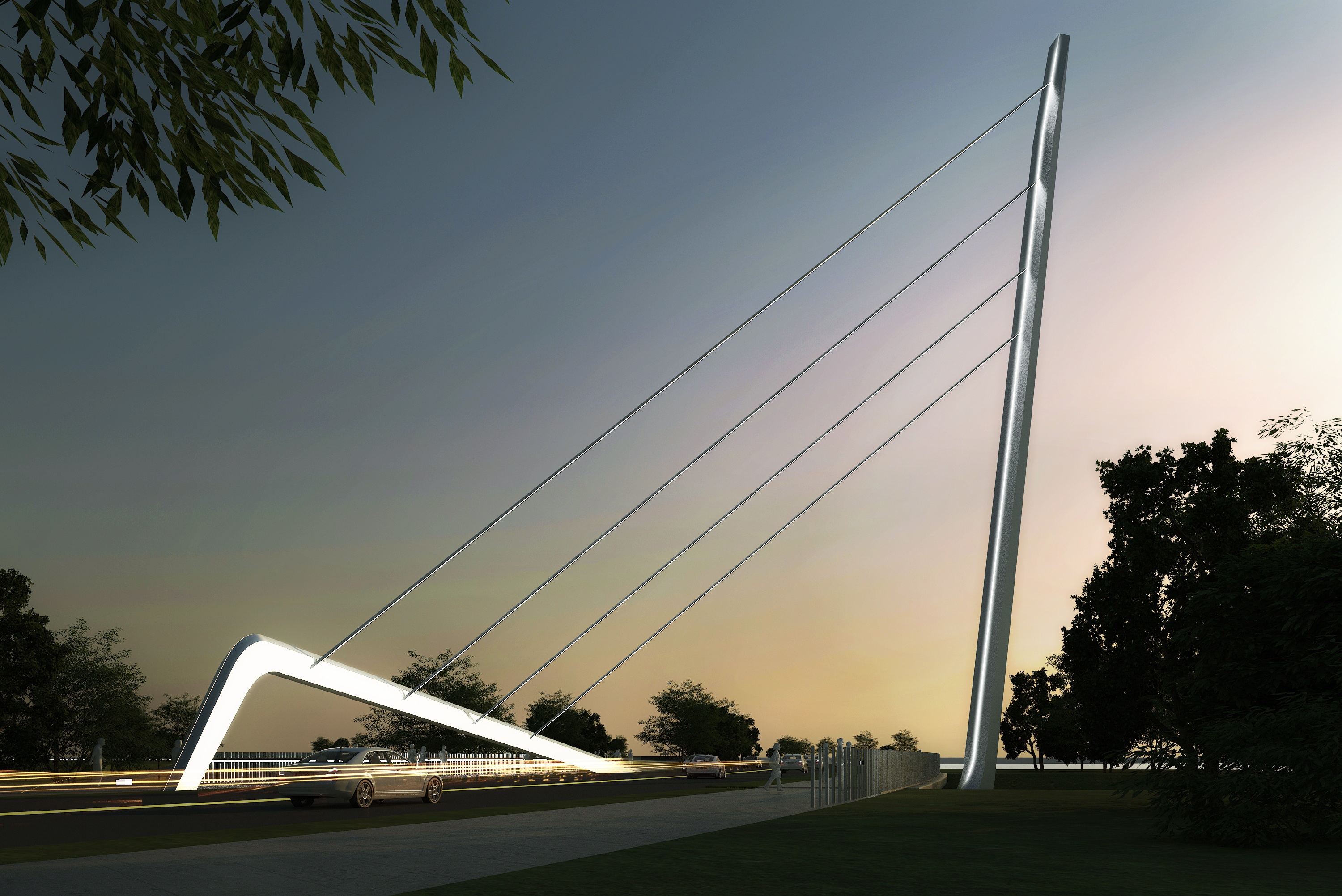 Wuhan Bridges A4 Street View