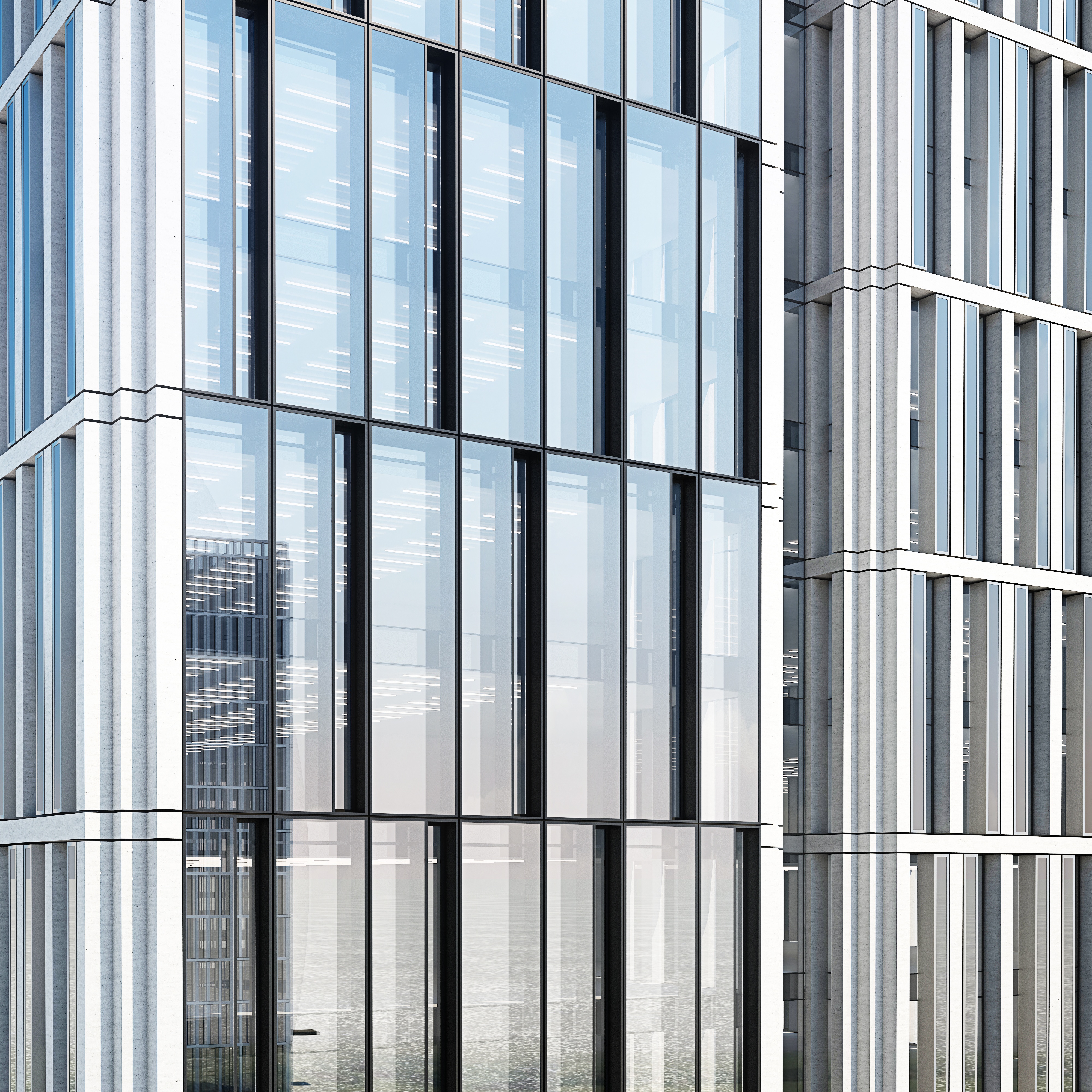 South Tian An Urban Renewal Facade Office Tower