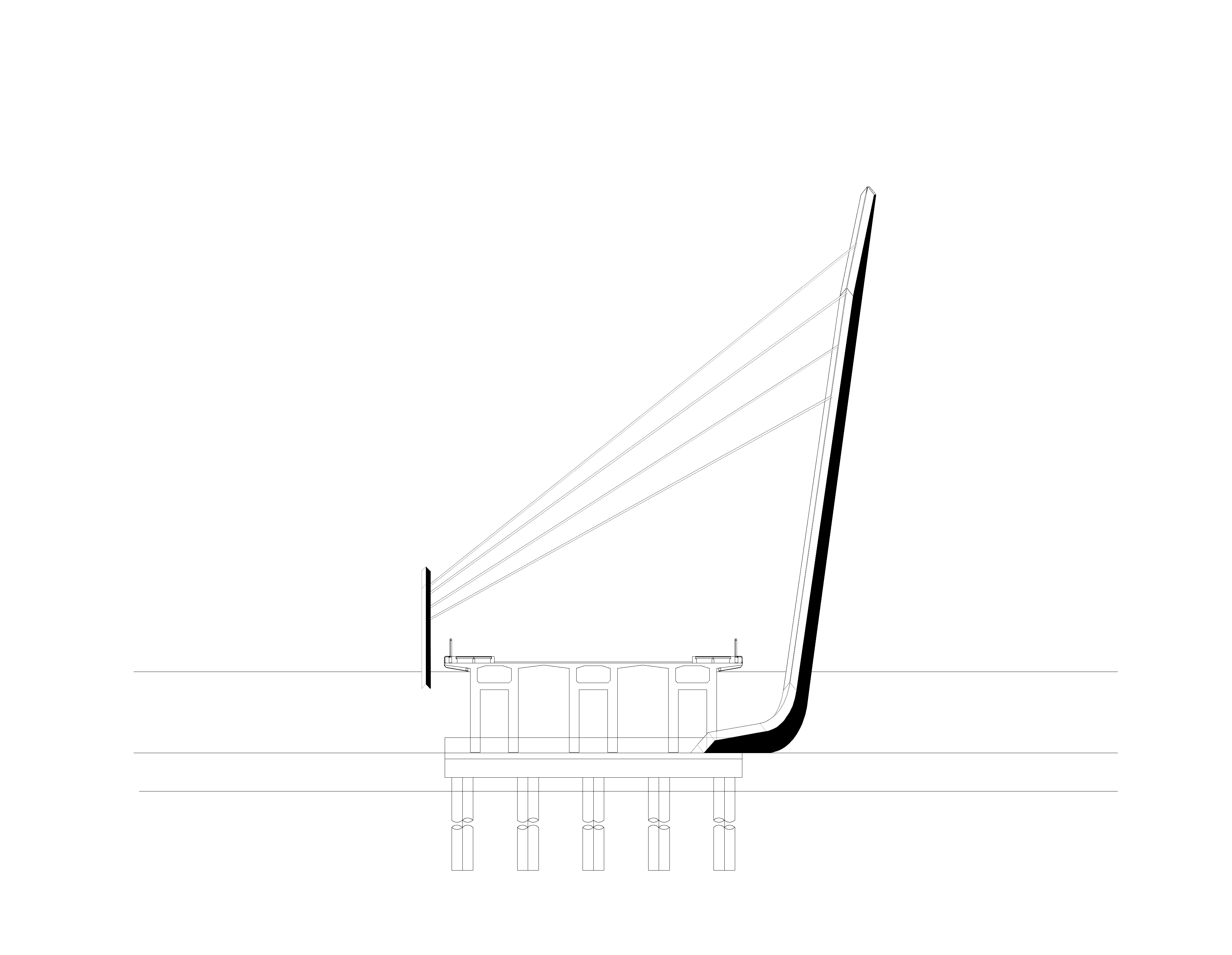 Wuhan Bridges A4 Elevation