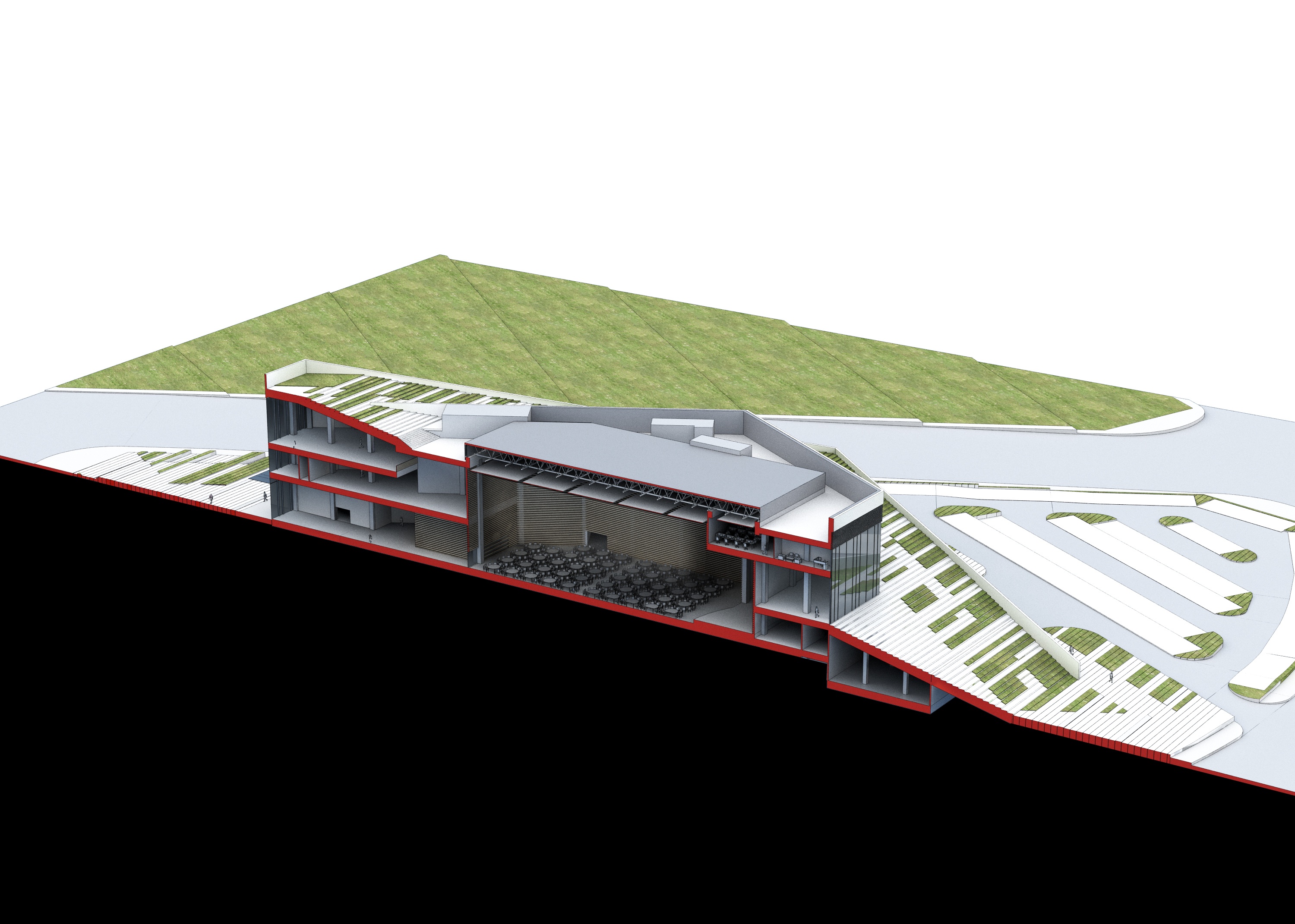 Life Center Zhengzhou 3D Schnitt