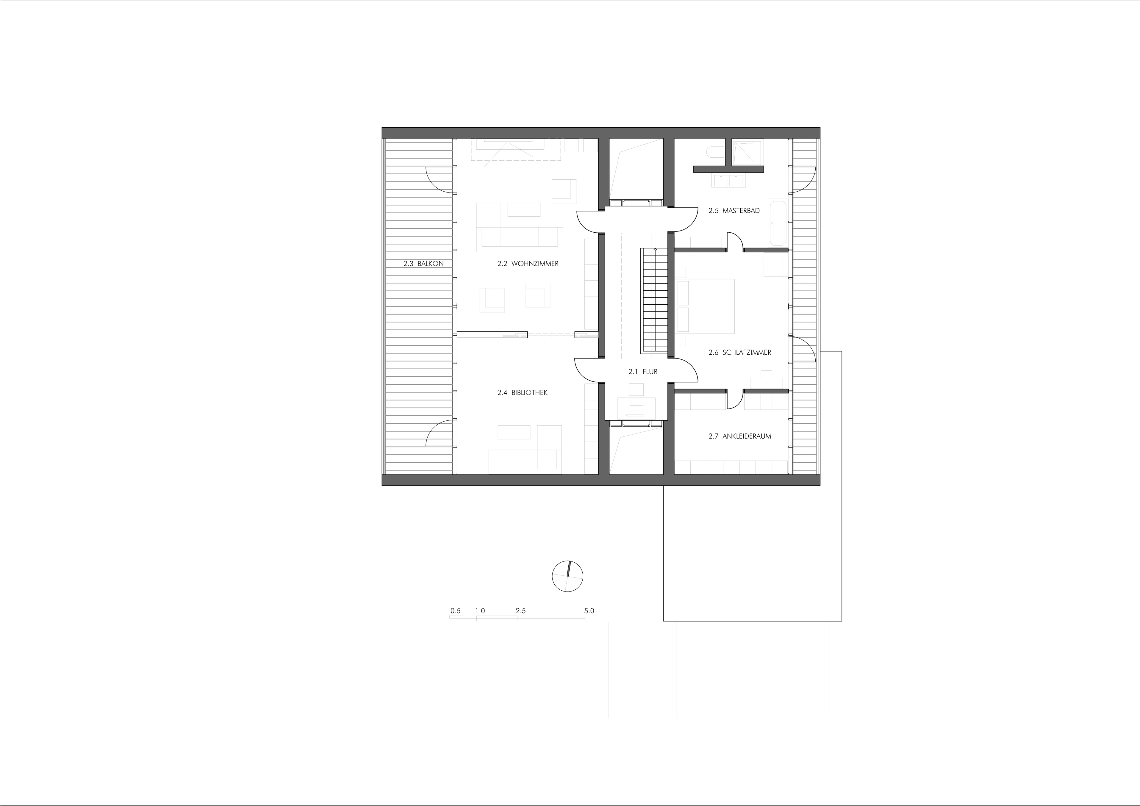 Villa Stuttgart Upper Floor