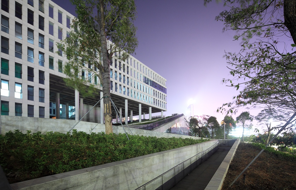Human Resource Building Landscape Design Perspective