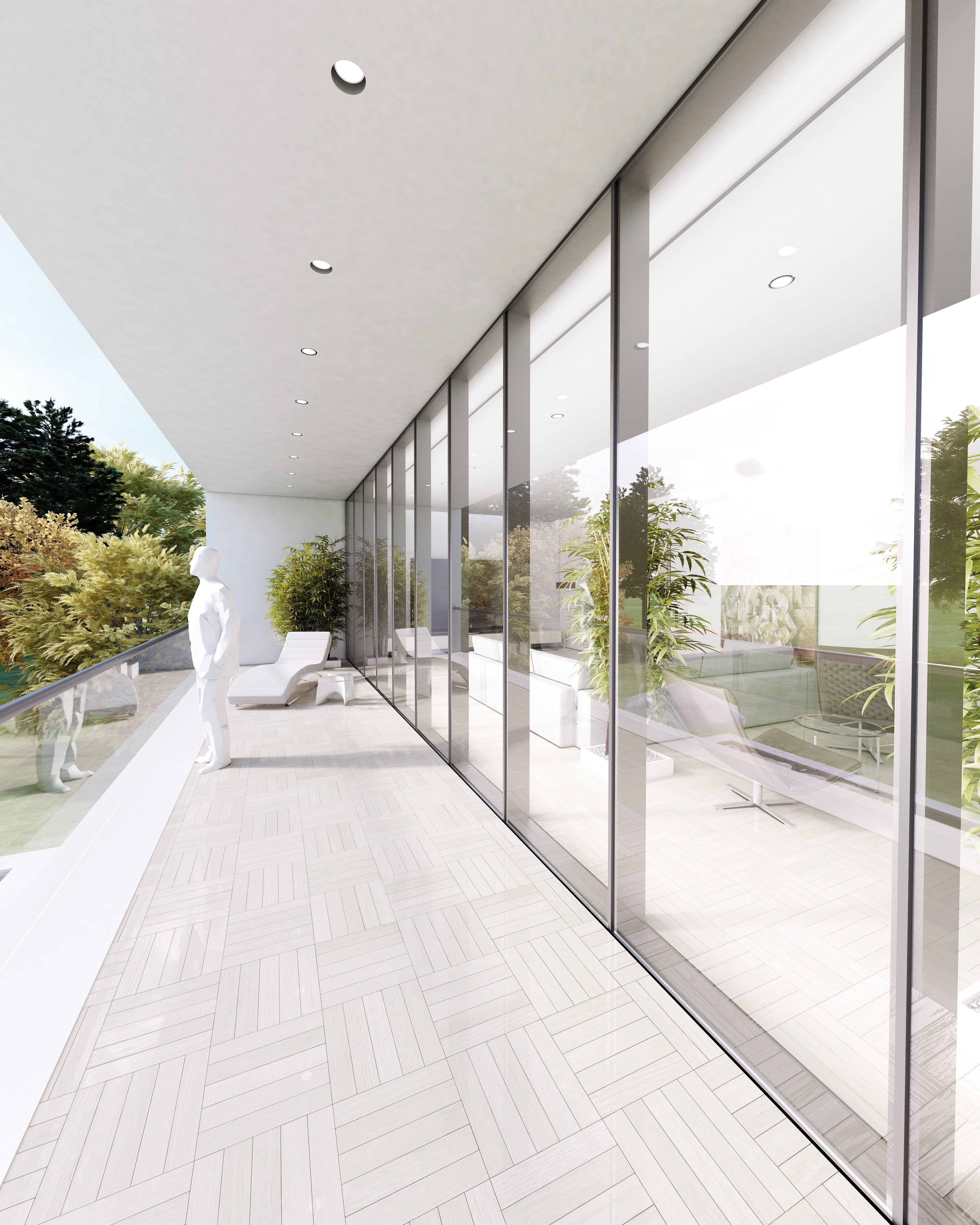 Villa Stuttgart Balcony